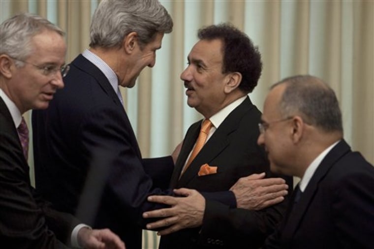 John Kerry, Rehman Malik, Salman Bashir, Cameron Munter